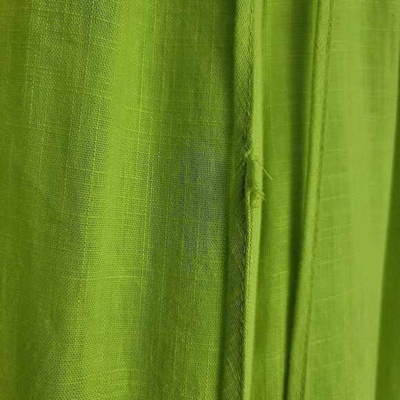 Ashley Stewart neon Green draw string elastic waist pull-on pants , size 12 - Picture 4 of 9